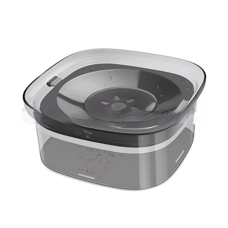 Large Spill-Proof Dog Water Bowl with Visible Water Level - Dogline Supply