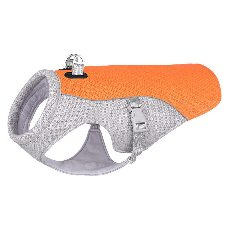 Breathable Dog Cooling Vest for Summer Heat Outdoor Protection - Dogline Supply