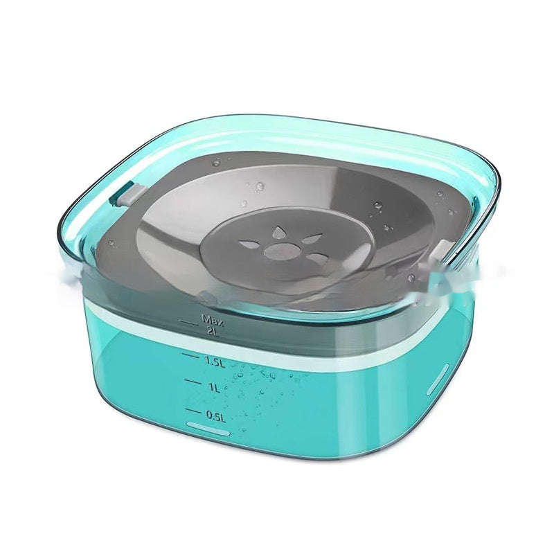 Large Spill-Proof Dog Water Bowl with Visible Water Level - Dogline Supply