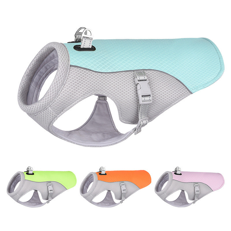 Breathable Dog Cooling Vest for Summer Heat Outdoor Protection - Dogline Supply