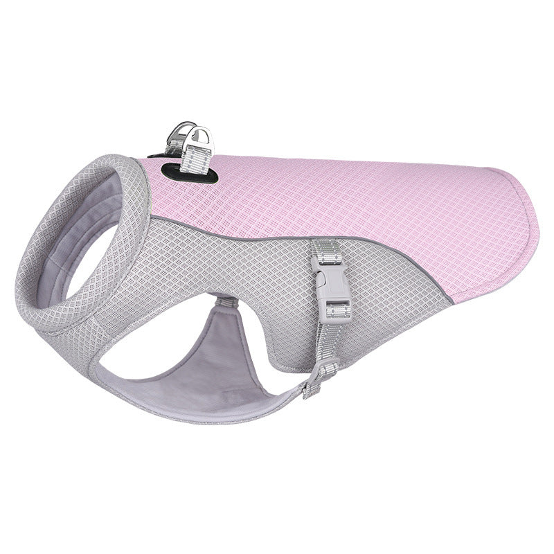 Breathable Dog Cooling Vest for Summer Heat Outdoor Protection - Dogline Supply