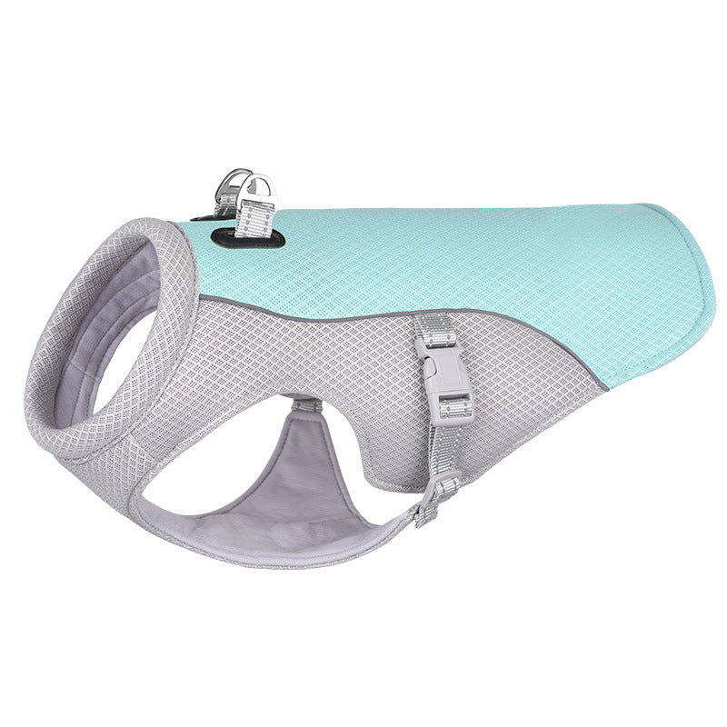 Breathable Dog Cooling Vest for Summer Heat Outdoor Protection - Dogline Supply