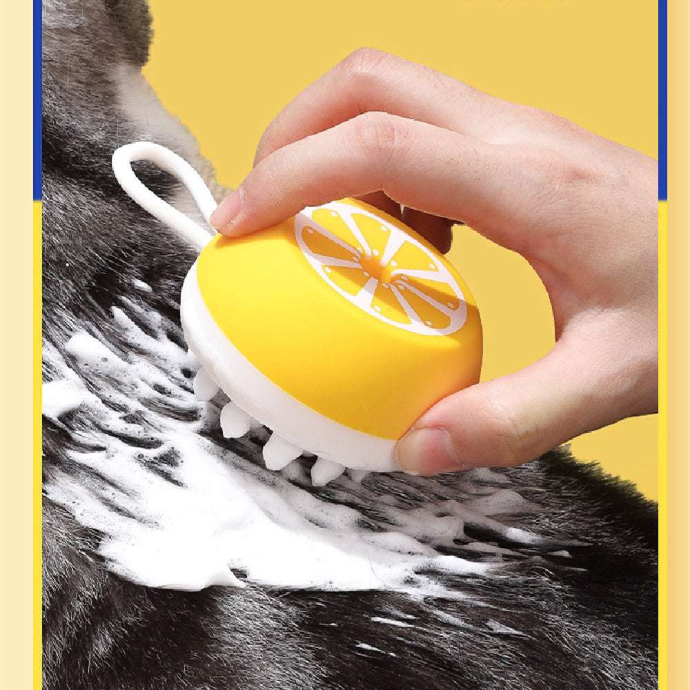 2-in-1 Pet Bath Brush Grooming Comb for Dogs Cats - Dogline Supply