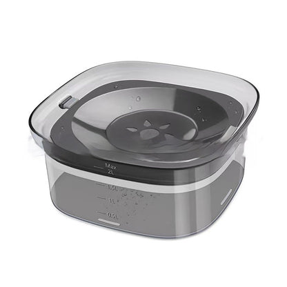 Large Spill-Proof Dog Water Bowl with Visible Water Level - Dogline Supply