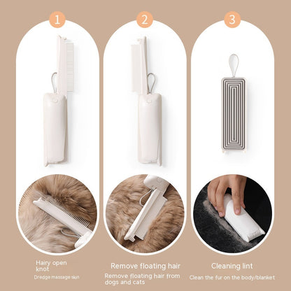 Pet Hair Removal Brush for Cats & Dogs Grooming Tool - Dogline Supply