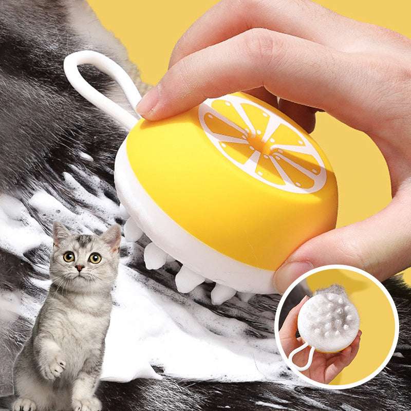 2-in-1 Pet Bath Brush Grooming Comb for Dogs Cats - Dogline Supply
